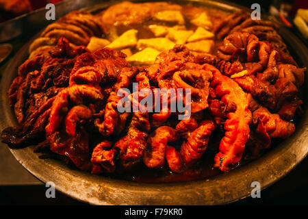 Beijing, China - The view of the delicious traditional Beijing snack food. Stock Photo