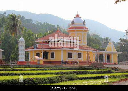 A Hindu Village Temple a place of worship Stock Photo