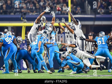 Pittsburgh Steelers' Leonard Pope (45) gets wrapped up by Carolina Panthers'  Thomas Keiser (98), Terrell McClain (97), and R.J. Stanford (25) during the  first half of their pre-season game on Thursday, August