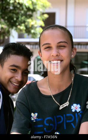 Ponce teenagers, Puerto Rico Stock Photo