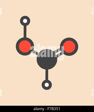 Formic Acid Molecule With Ant Stock Photo: 28733109 - Alamy