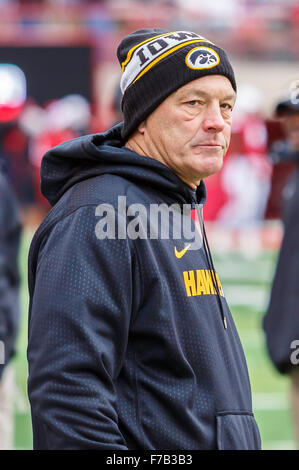 Lincoln, NE. USA. 27th Nov, 2015. Nebraska Cornhuskers head coach Mike ...