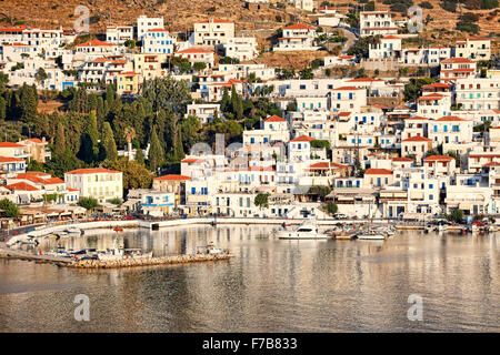 The picturesque village of Batsi in Andros, Greece Stock Photo