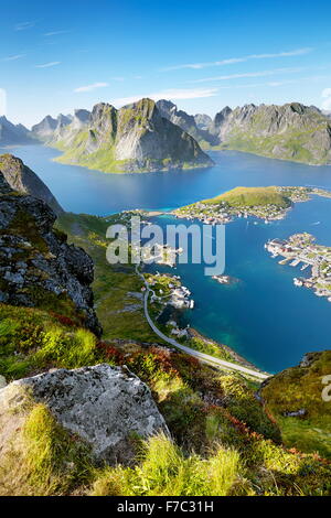 Lofoten Islands, Reine, Moskenes, Norway Stock Photo