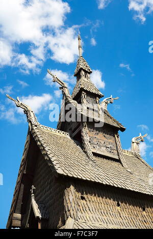 Borgund Stave Church, Sogn og Fjordane, Norway Stock Photo