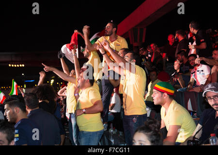 Red Bull Car Park Drift Final Meydan Dubai UAE Stock Photo