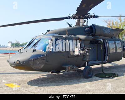 H-60 Black Hawk Helicopter Closeup Stock Photo