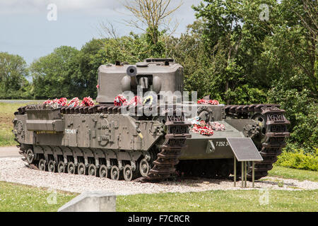 Hill 112 Churchill Mk VII Tank Normandy 1944 D-Day memorial