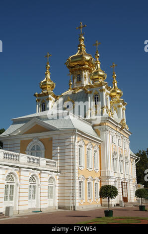 Imperial Chapel Peterhof Palace, nr St Petersburg Stock Photo