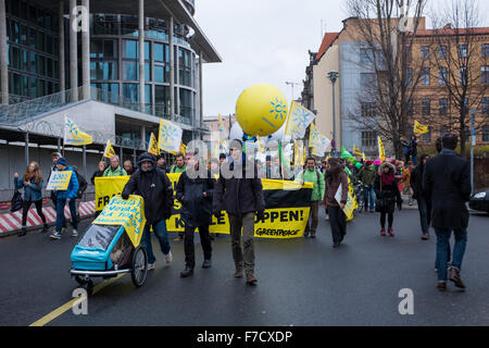 Berlin, Germany. 29th November, 2015. Climate Change March in Berlin, Germany. Credit:  Eden Breitz/Alamy Live News Stock Photo