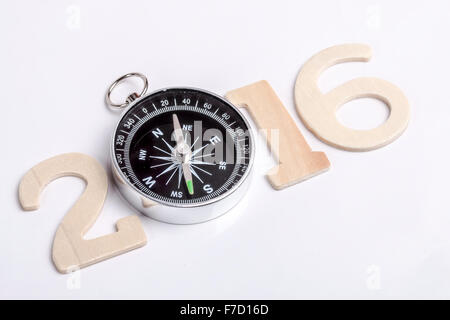 Creative happy new year 2016 design. Stock Photo