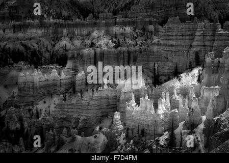 Hoodoos in Bryce National Park, Utah Stock Photo