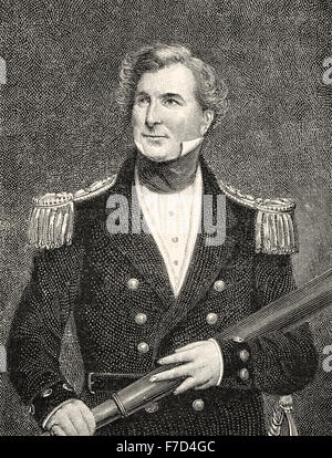 Sir James Clark Ross, 1800-1862, a British naval officer and explorer, Stock Photo