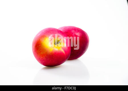 Macintosh Apple on the white background Stock Photo