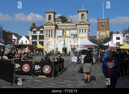 Kingston-on-Thames marketplace,West London,Surrey,  England,UK Stock Photo