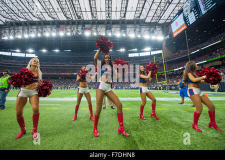 Houston, Texas, USA. 29th Nov, 2015. The Houston Texans cheerleaders perform during the 4th quarter of an NFL game between the Houston Texans and the New Orleans Saints at NRG Stadium in Houston, TX on November 29th, 2015. Credit:  Trask Smith/ZUMA Wire/Alamy Live News Stock Photo