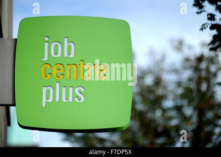 Job centre plus sign logo. Stock Photo