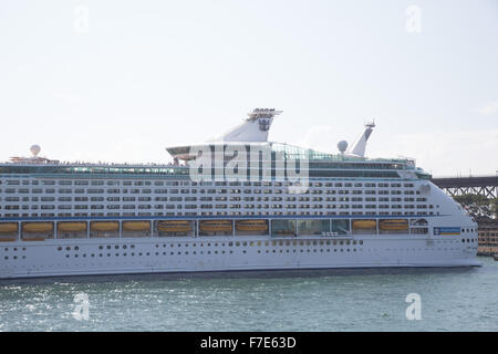 Sydney, Australia. 29 November 2015. The Explorer of the Seas cruise liner was moored at the Overseas Passenger Terminal near Circular Quay. Credit: Richard Milnes/Alamy Live News Stock Photo