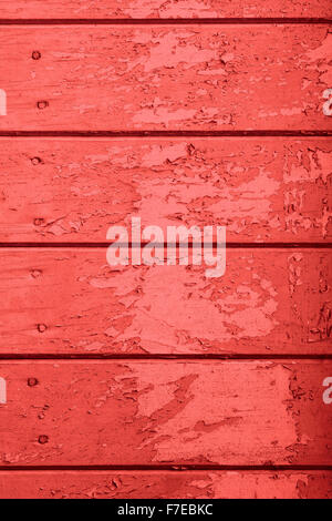 old red wooden texture or painted planks background Stock Photo