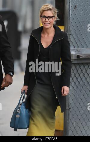 Julie Bowen seen arriving at ABC studios for Jimmy Kimmel Live  Featuring: Julie Bowen Where: Los Angeles, California, United States When: 27 Oct 2015 Stock Photo