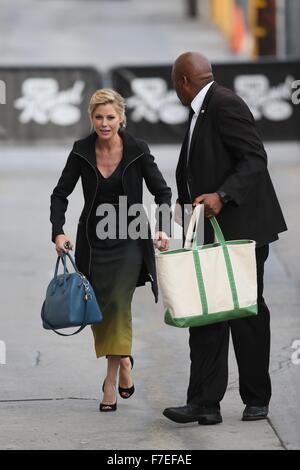 Julie Bowen seen arriving at ABC studios for Jimmy Kimmel Live  Featuring: Julie Bowen Where: Los Angeles, California, United States When: 27 Oct 2015 Stock Photo