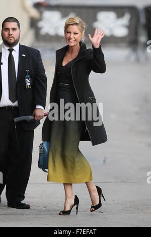 Julie Bowen seen arriving at ABC studios for Jimmy Kimmel Live  Featuring: Julie Bowen Where: Los Angeles, California, United States When: 27 Oct 2015 Stock Photo