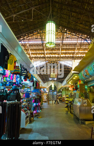 Kentriki Agora, central market hall, Hania, Chania, Crete island, Greece Stock Photo