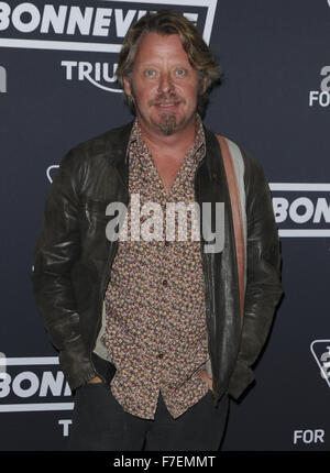 Triumph Bonneville launch party - Arrivals  Featuring: Charley Boorman Where: London, United Kingdom When: 28 Oct 2015 Stock Photo