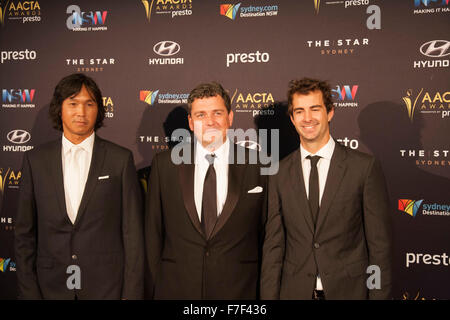 Sydney, Australia. 30th Nov, 2015. Guests arrive on the red carpet ahead of the 5th AACTA Awards Industry Dinner. The Australian Academy of Cinema and Television Arts Awards recognise screen excellence in Australia. Credit:  model10/Alamy Live News Stock Photo