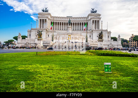 Vittorio Emanuele Monument in Rome. Italy. Stock Photo