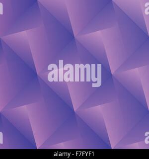 abstract, violet background with geometric 3d shapes surface. vector modern, decorative wallpaper Stock Vector