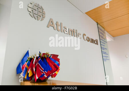 The Atlantic Council logo - Washington, DC USA Stock Photo - Alamy