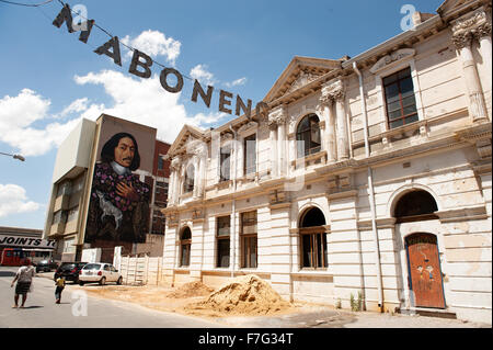 The Maboneng Precinct neighbourhood in downtown Johannesburg, South Africa. Stock Photo