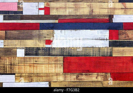 Abstract background of colorful wooden bars Stock Photo