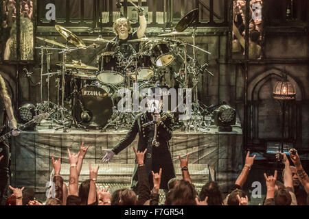 Detroit, Michigan, USA. 28th Nov, 2015. KING DIAMOND performing Abigail in Concert 2015 for the filming of the band's first ever live DVD at The Fillmore in Detroit, MI on November 28th 2015 © Marc Nader/ZUMA Wire/Alamy Live News Stock Photo