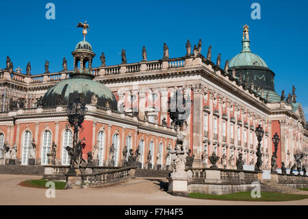 Neues Palais at Sanssouci Park, Potsdam, Germany Stock Photo