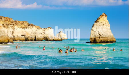 Prainha Beach near Alvor, Algarve, Portugal Stock Photo