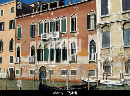 Venice Italy, Grand Canal Palazzetto Tiepolo-Passi Stock Photo