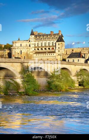 Loire Castle - Amboise Castle, Loire Valley, France Stock Photo