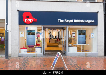 The Royal British Legion Pop In shop in Derby Stock Photo