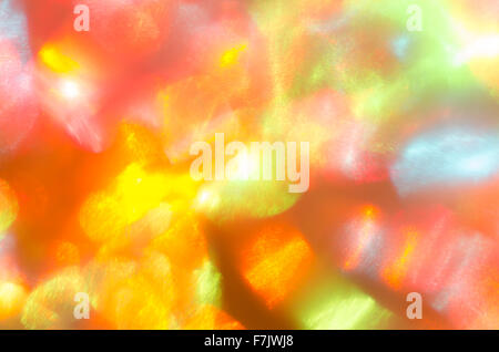 blurred multicolored lights abstract background Stock Photo