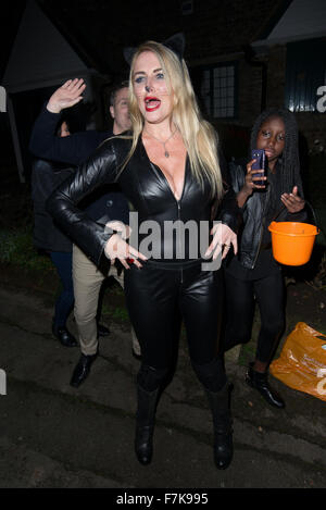 Jonathan Ross's annual Halloween party  Featuring: Nancy Sorrell Where: London, United Kingdom When: 31 Oct 2015 Stock Photo