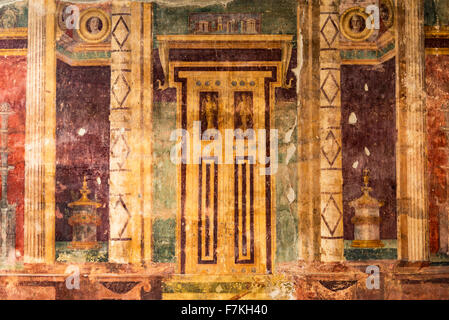 Ancient roman fresco Stock Photo