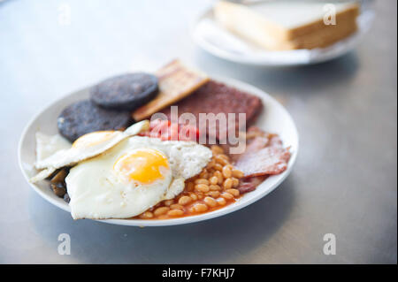 Full English breakfast Stock Photo