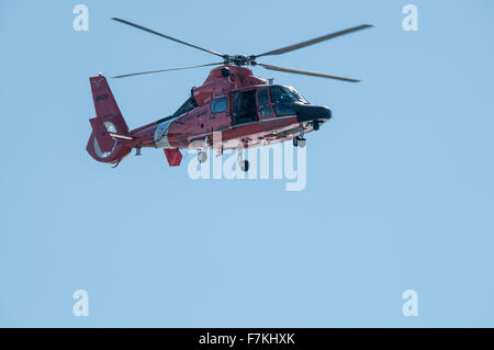 Coast Guard helicopter Stock Photo