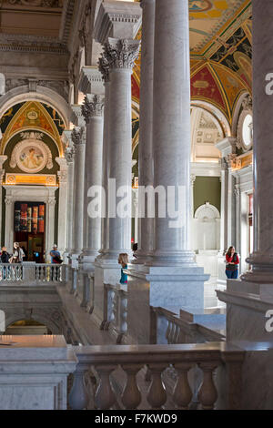 Washington, DC - The Thomas Jefferson Building of the Library of Congress. Stock Photo