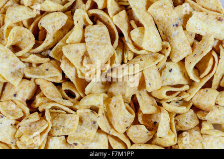 Close up of fried corn chips Stock Photo