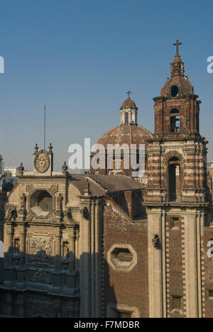 The 'Portada de la Iglesia de la Profesa Ciudad de México', Mexico City, Mexico Stock Photo