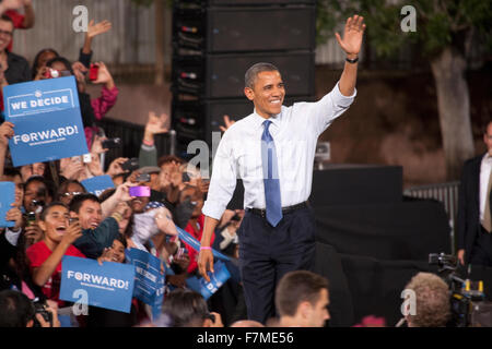 President Barack Obama at Presidential Campaign Rally, October 24, 2012, Doolittle Park, Las Vegas, Nevada