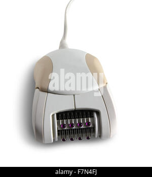 Electric epilator isolated on over white background Stock Photo
